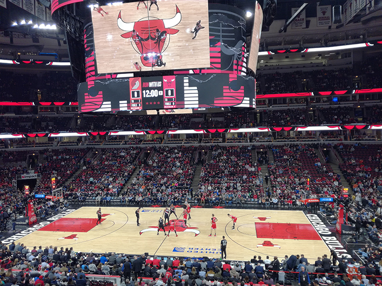 Chicago Bulls à l'United Center
