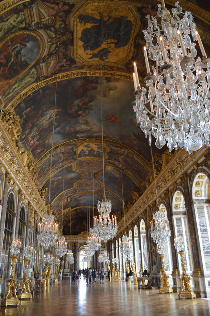 Galerie des glaces au Château de Versailles
