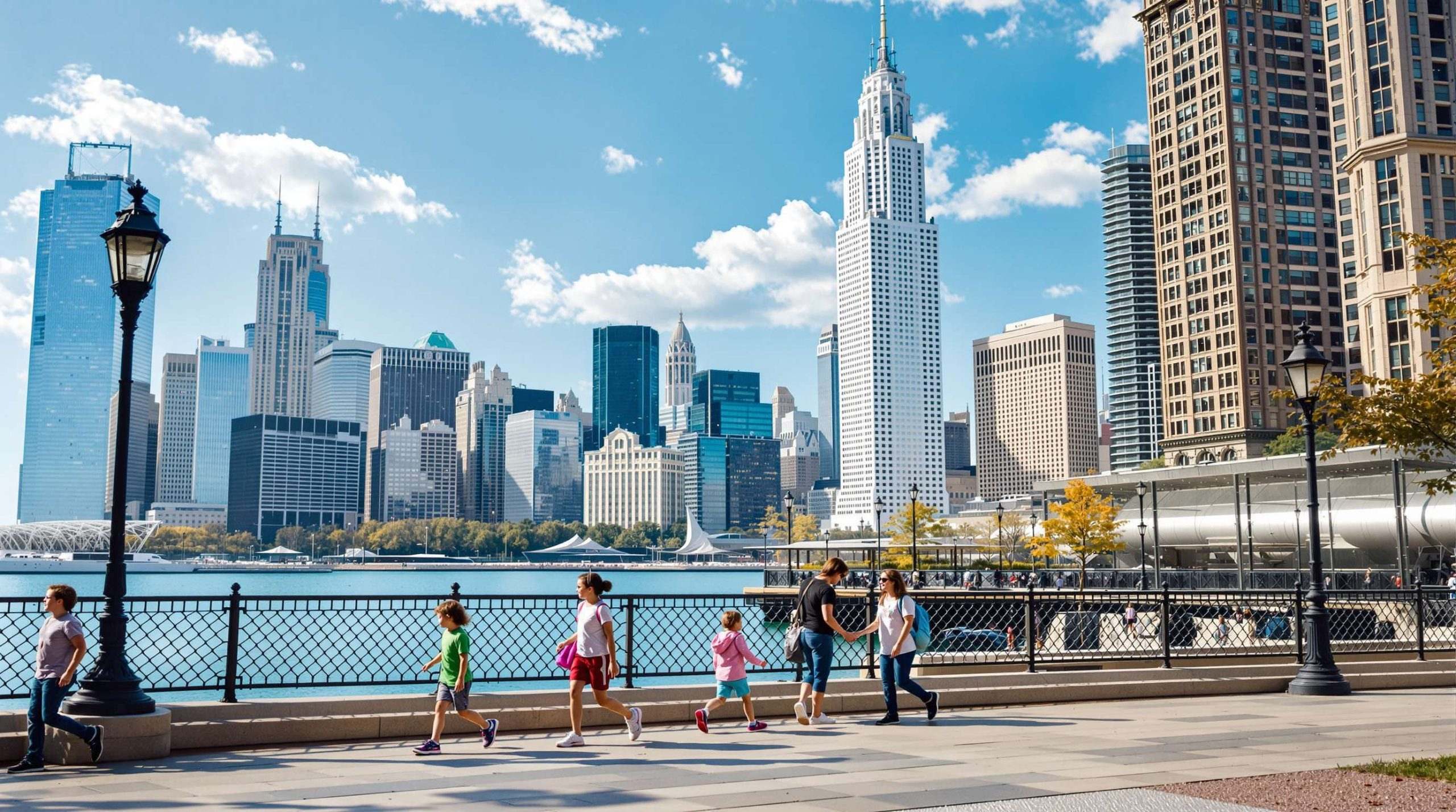 Chicago avec des enfants : musées, parcs, transports et journées faciles à organiser - photo éditoriale réaliste sans texte